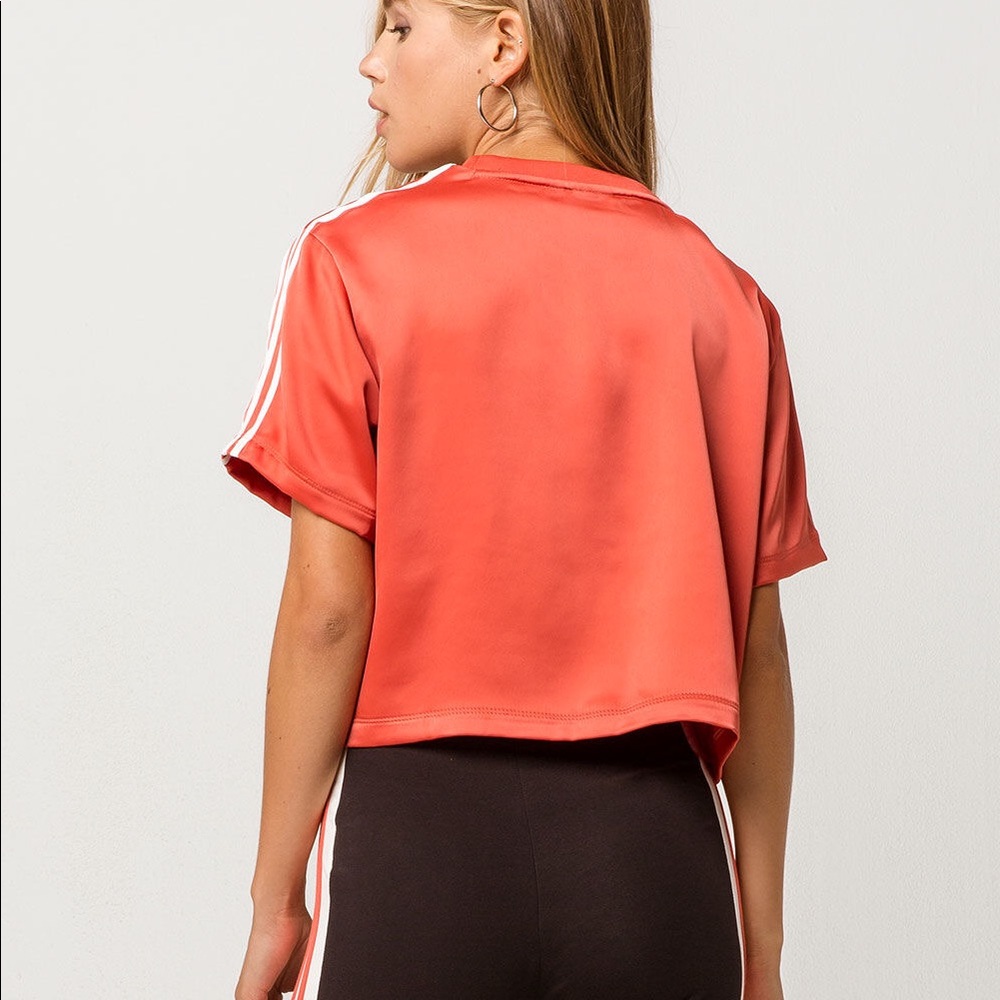 adidas Adibreak Satin Crop Top - Picture 3 of 3